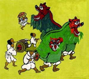 年中行事絵巻より