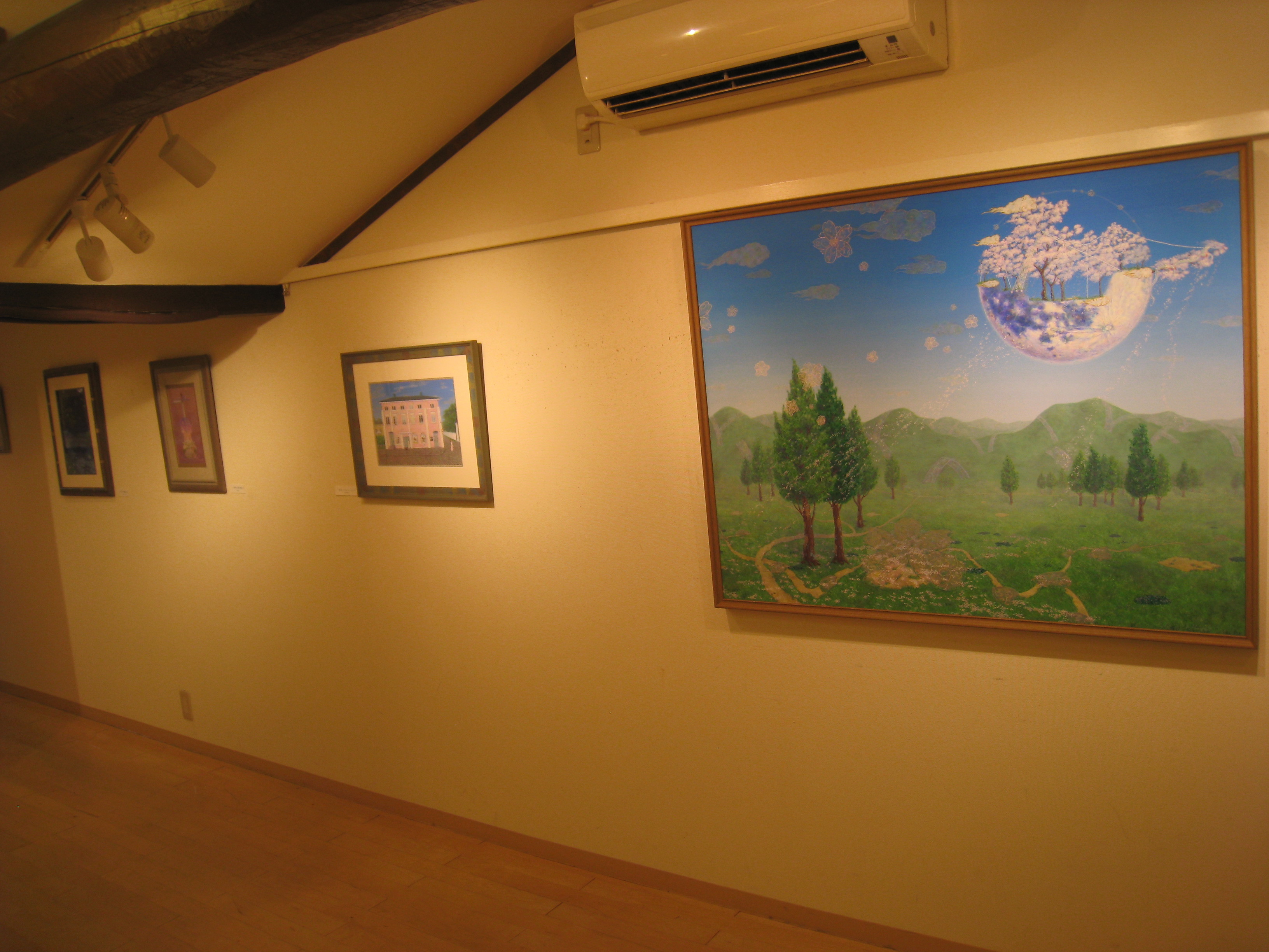 しみずやすこ展会場