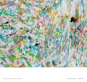 22上田三佳展 すきまと間にあるいろたち 画像面